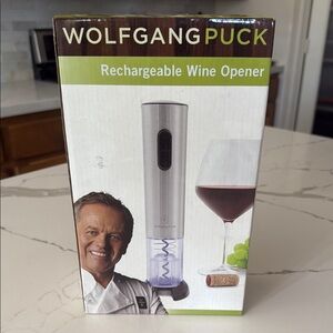 New In Box Wolfgang Puck Rechargeable Wine Opener